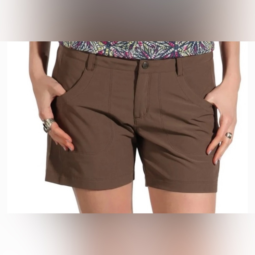 Patagonia Women’s Happy Hike Shorts,Brown Size 10 Lightweight 4” Inseam